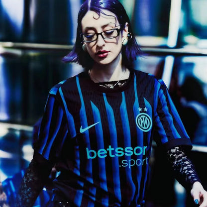 Jersey 2025/26 Inter Milan Local Manga corta Versión Fan