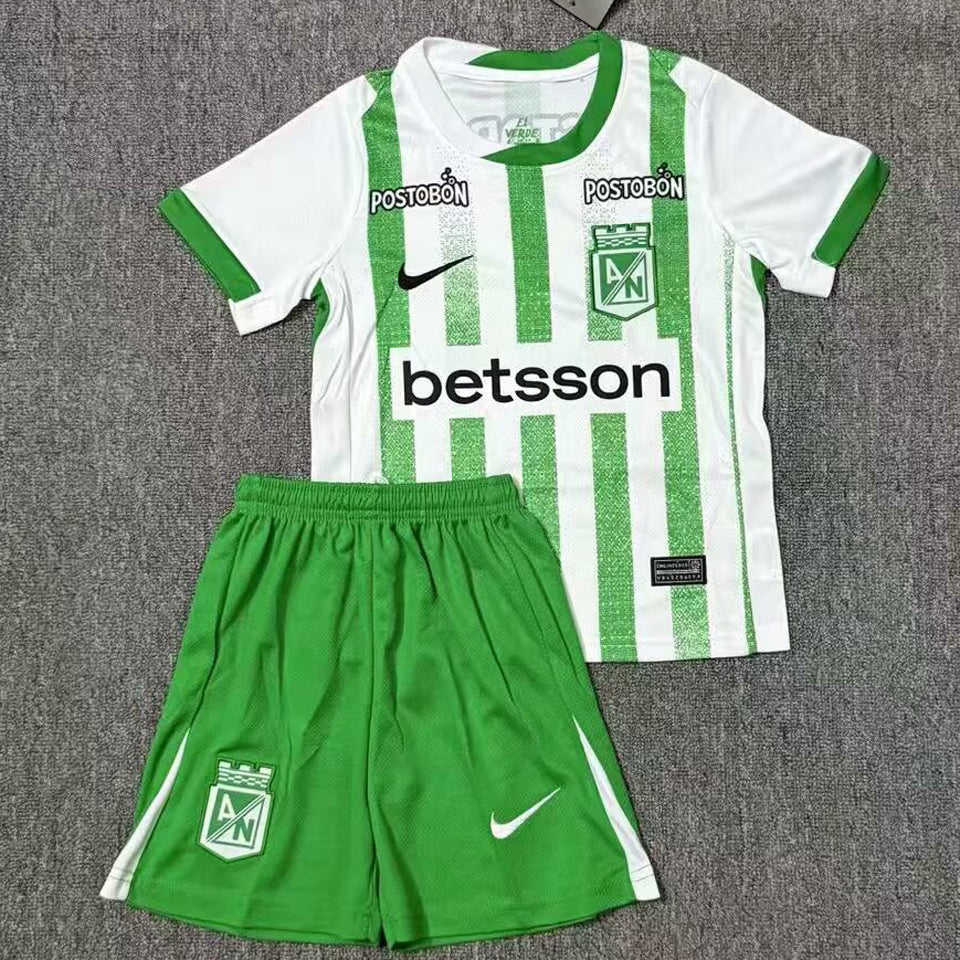 Jersey 2025/26 Atletico Nacional Local Manga corta Niño