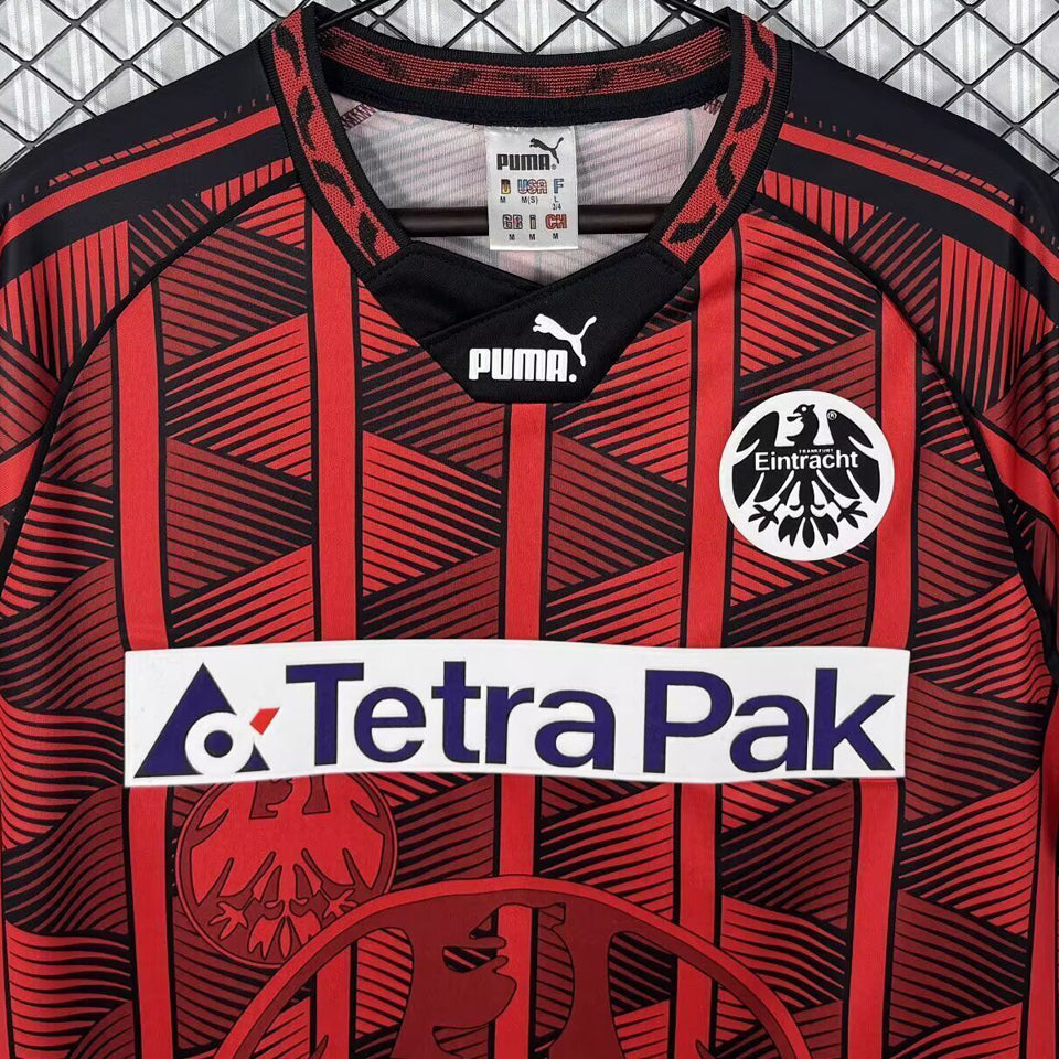 jersey 1995/1996 frankfurt local manga corta versión fan retro