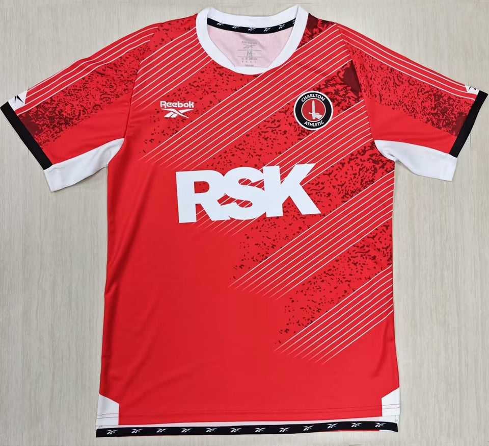 Jersey 2025/26 Charlton Athletic Local Manga corta Versión Fan