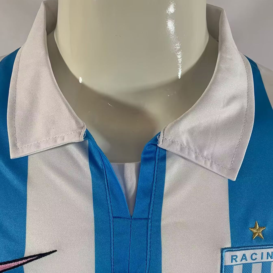 Jersey 2007/08 Racing Local Manga corta Versión Fan Retro