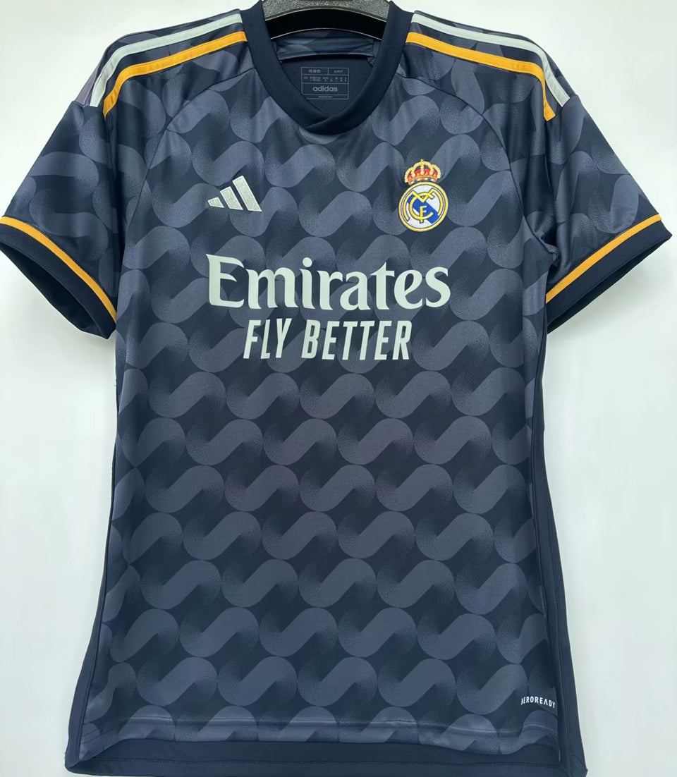 jersey 2023/24 real madrid visitante manga corta versión fan