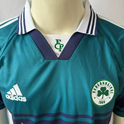 Jersey 1999/2000 Panathinaikos Local Manga corta Versión Fan Retro