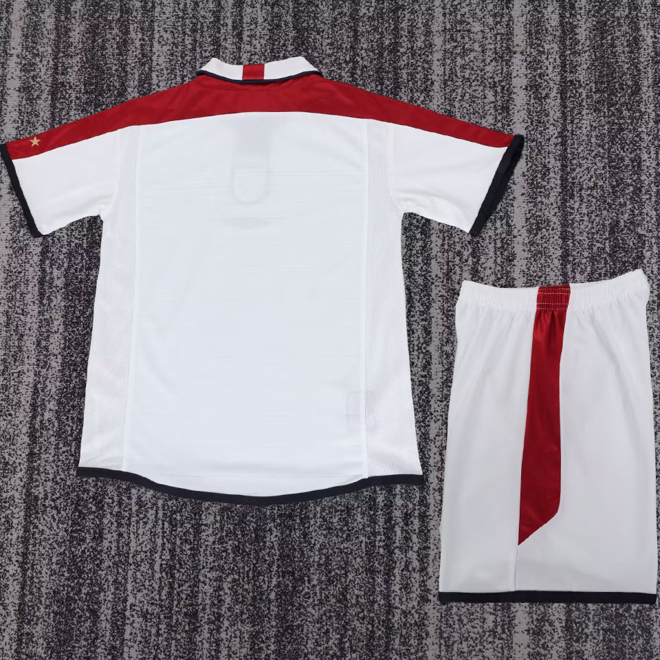 2004 inglaterra local niño selecciones retro