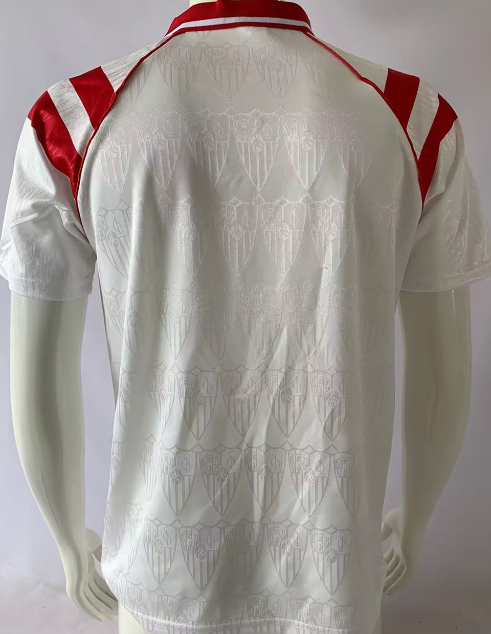 jersey 1992/93 sevilla fc local manga corta versión fan retro