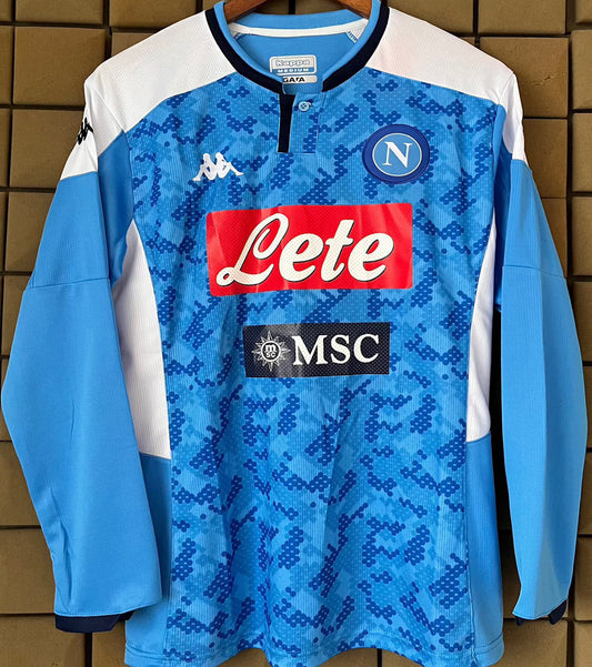 Jersey 2019/2020 Napoli Especial Manga larga Versión Fan Retro