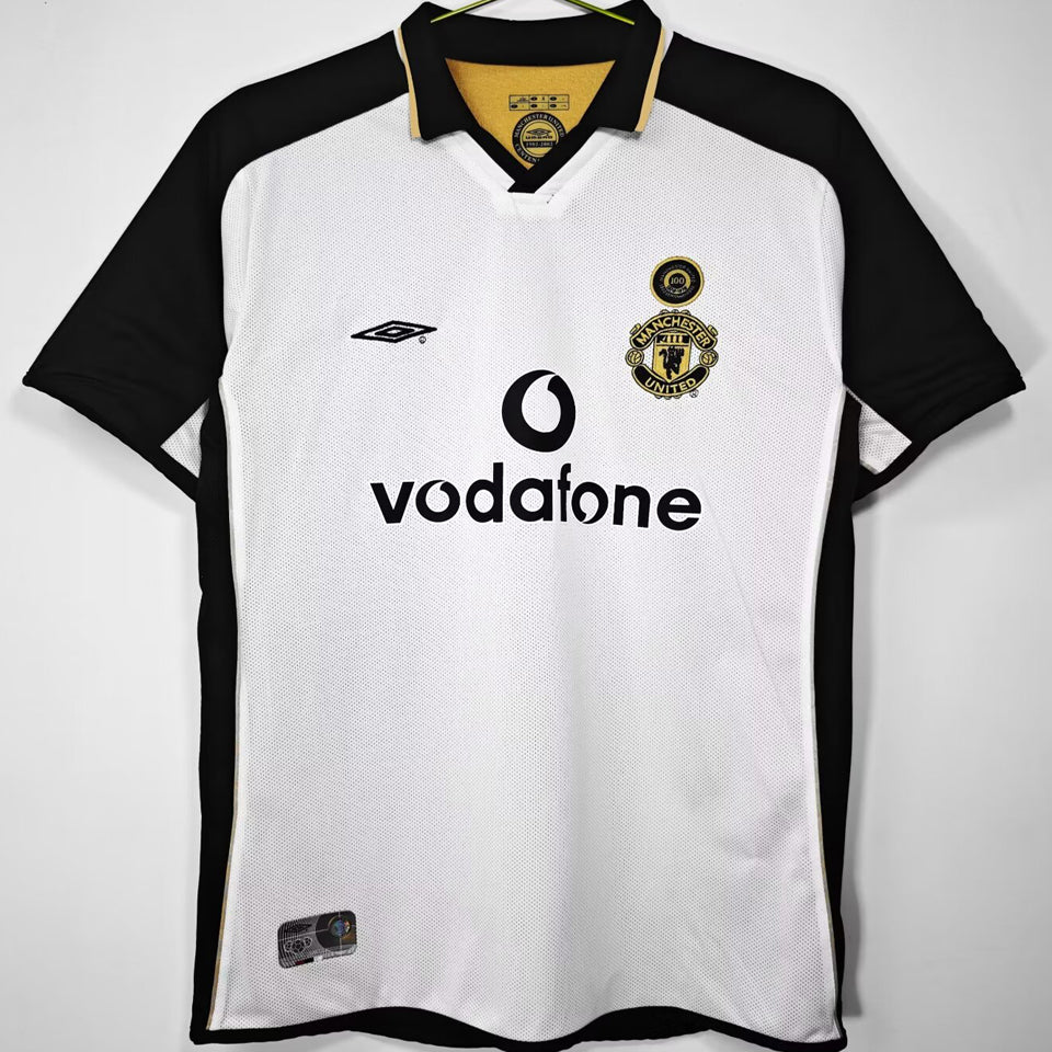 jersey 2001/02 manchester united especial manga corta versión fan retro