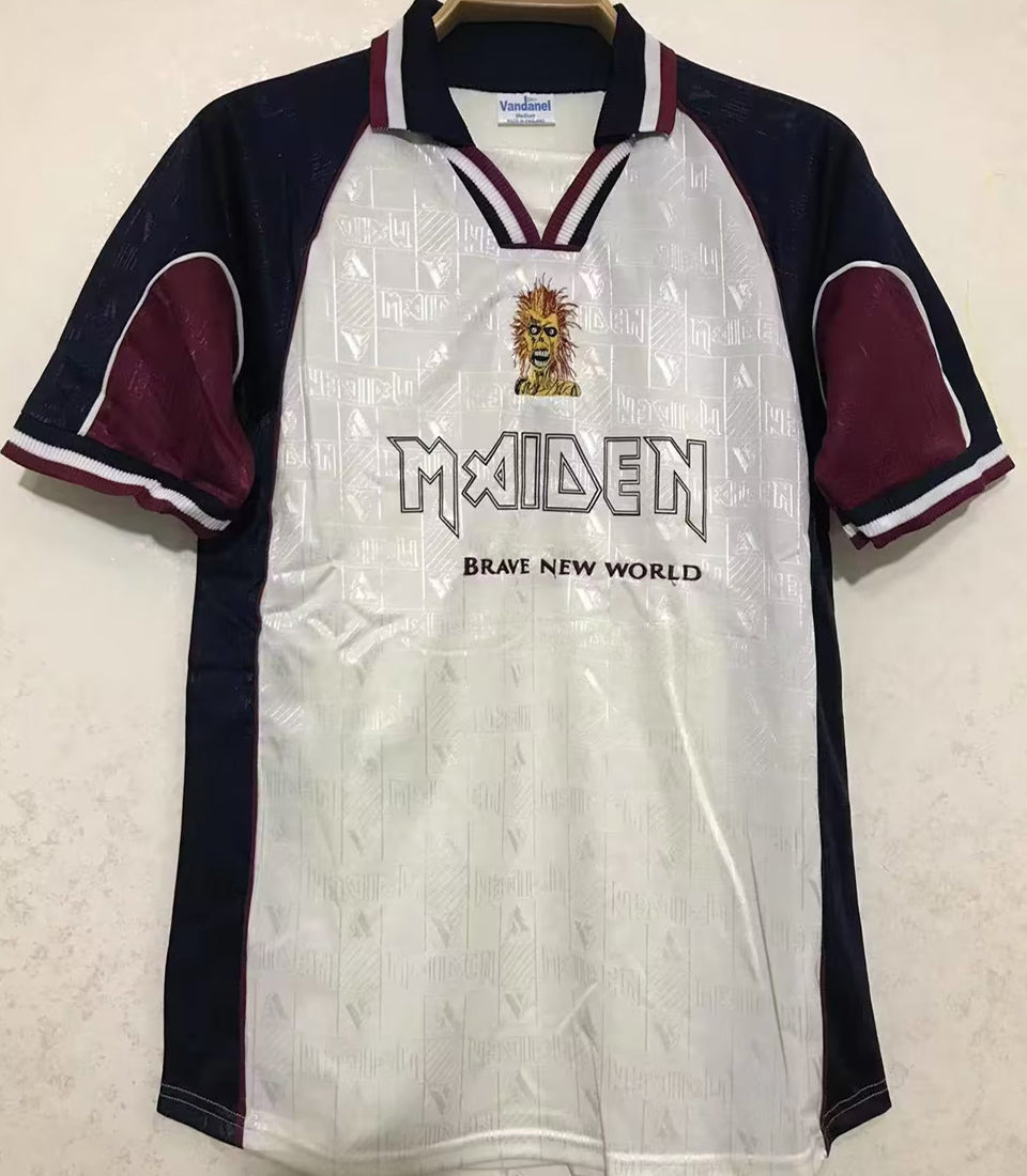 jersey 1999 iron maiden especial manga corta versión fan retro