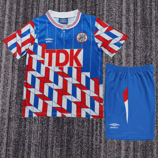 Jersey 1989/1990 Ajax Visitante Manga corta Niño Retro