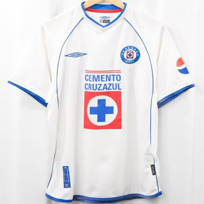 Jersey 2002/2003 Cruz Azul Visitante Manga corta Versión Fan Retro