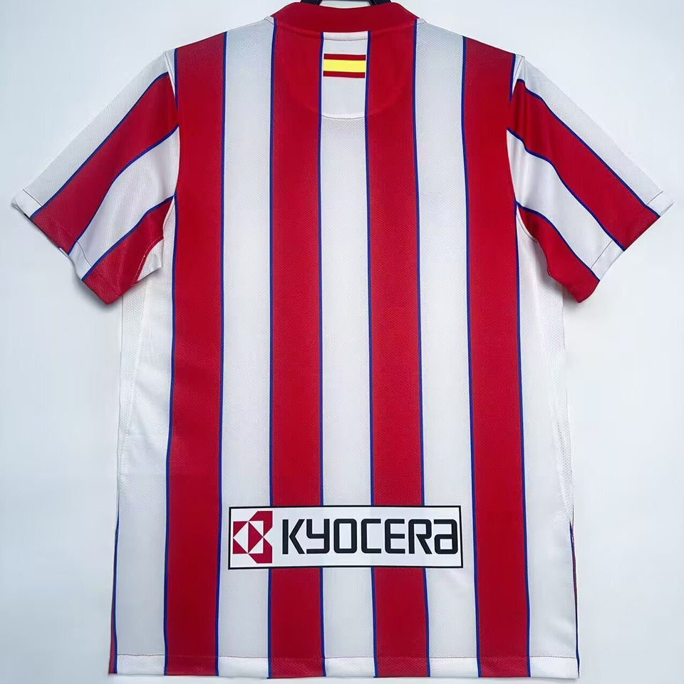 jersey 2011/2012 atletico de madrid local manga corta versión fan retro
