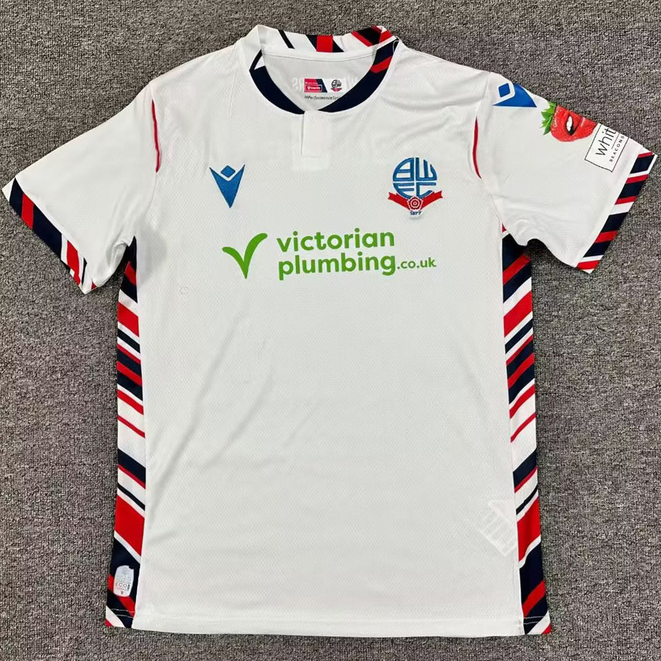 Jersey 2025/26 Bolton Wanderers Local Manga corta Versión Fan