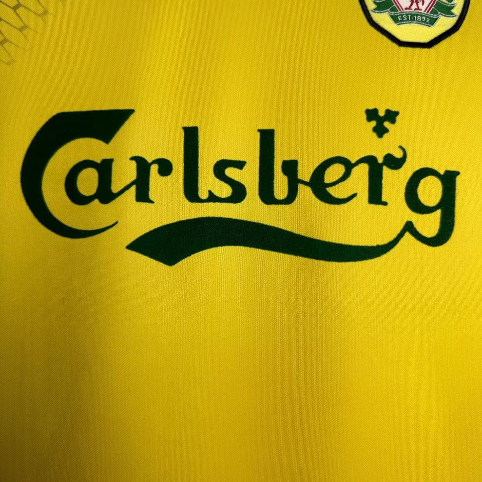 jersey 2004/05 liverpool visitante manga corta versión fan retro