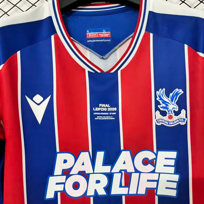 Jersey 2025/26 Crystal Palace Local Manga corta Versión Fan