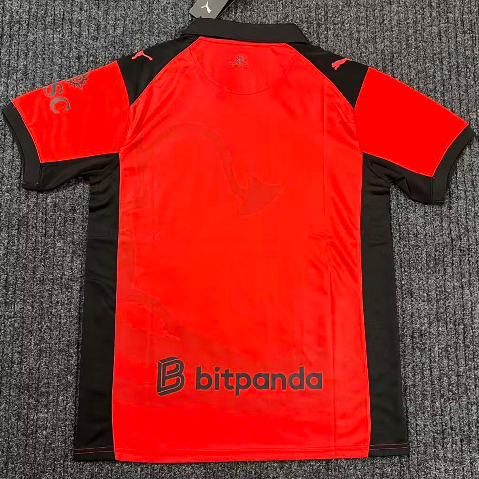 jersey 2025/26 ac milan especial manga corta versión fan