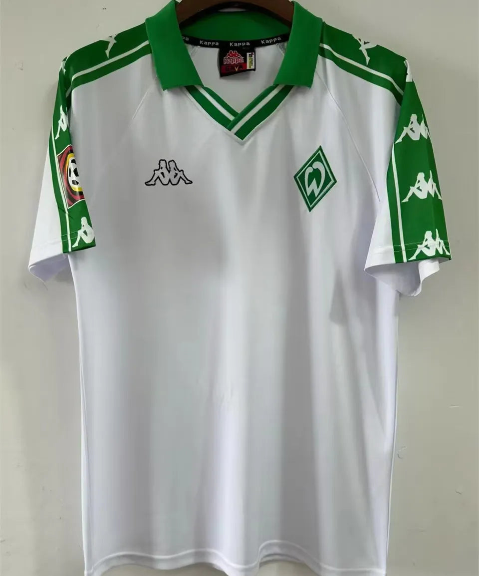 Jersey 2001 Werder Bremen Visitante Manga corta Versión Fan Retro