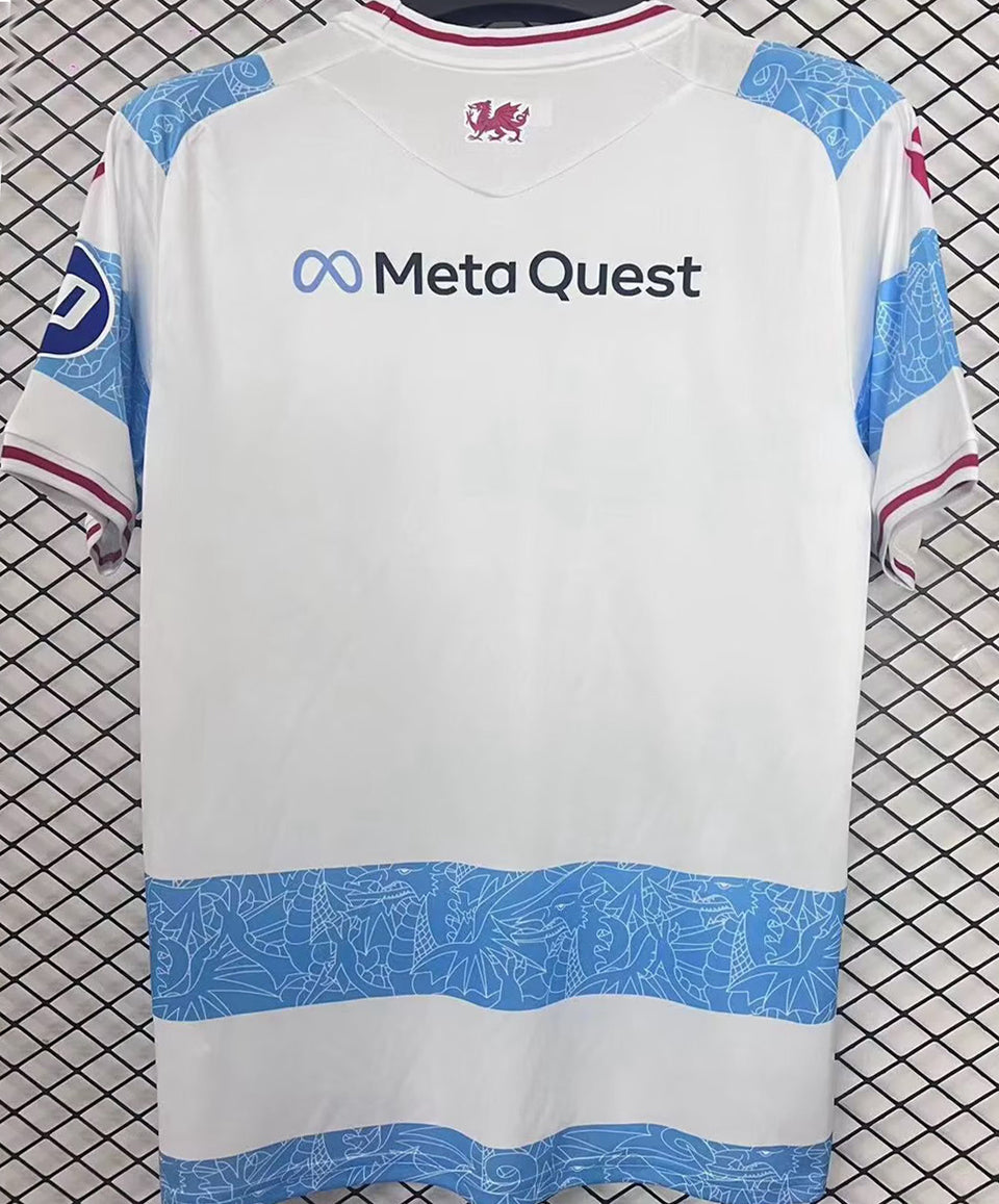 jersey 2025/26 wrexham tercero manga corta versión fan