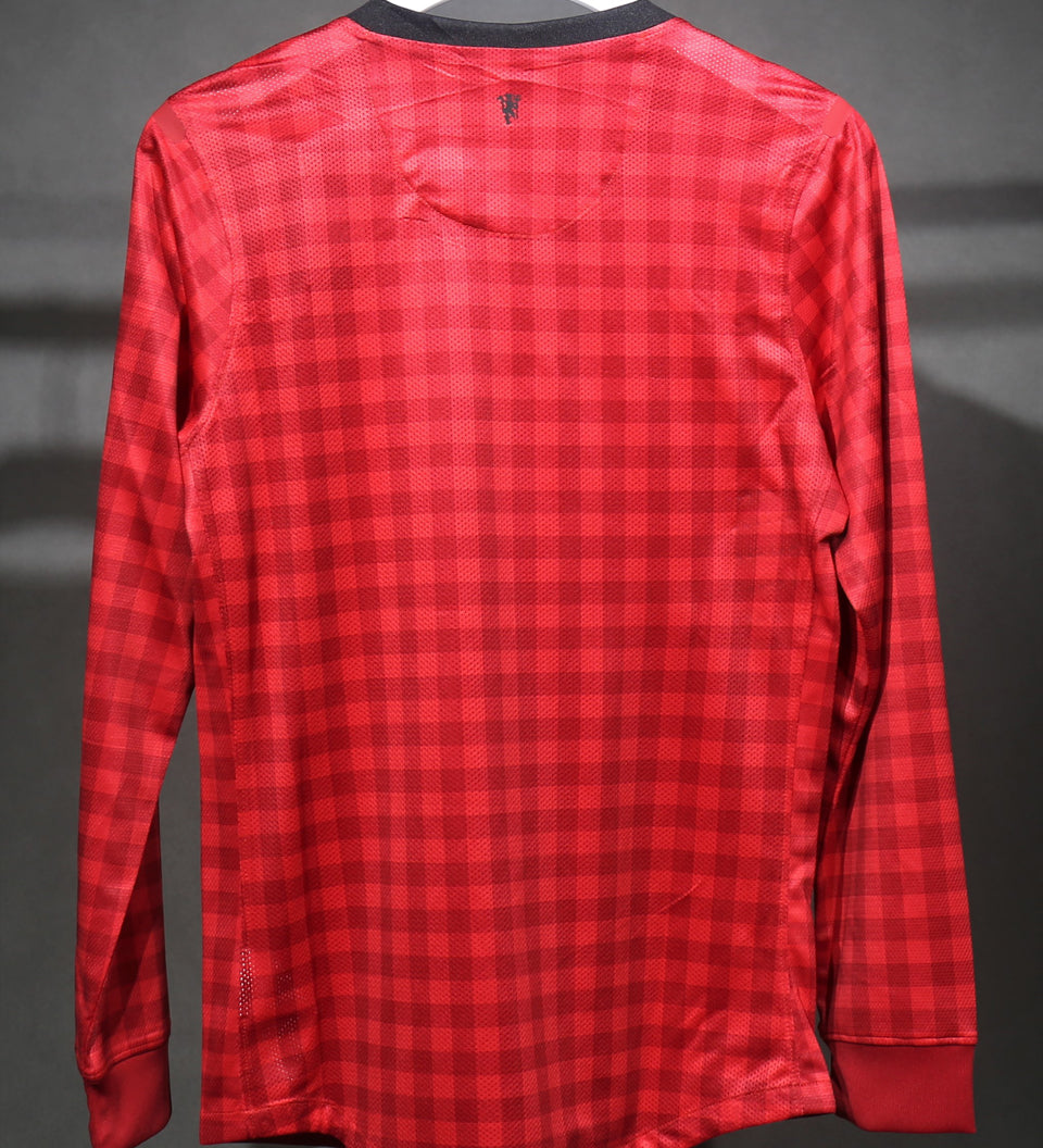 jersey 2012/13 manchester united local manga larga versión jugador retro