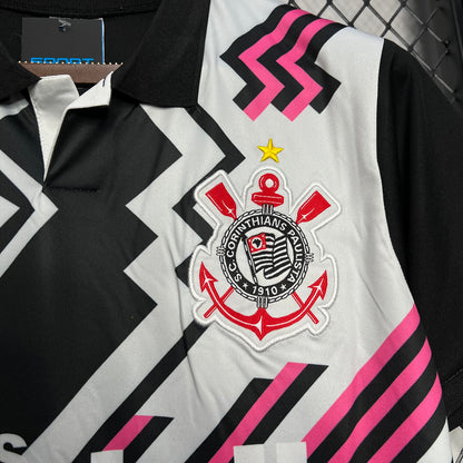 Jersey 1995 Corinthians Visitante Manga corta Versión Fan Retro