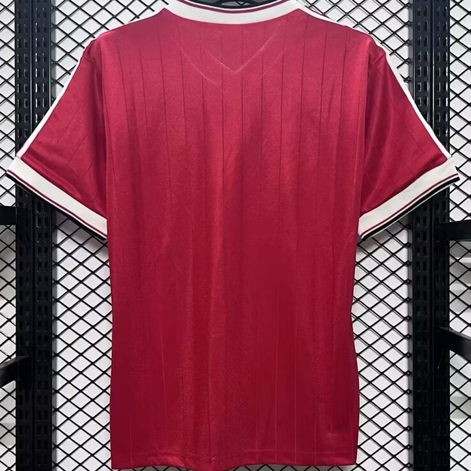 jersey 1983 manchester united local manga corta versión fan retro