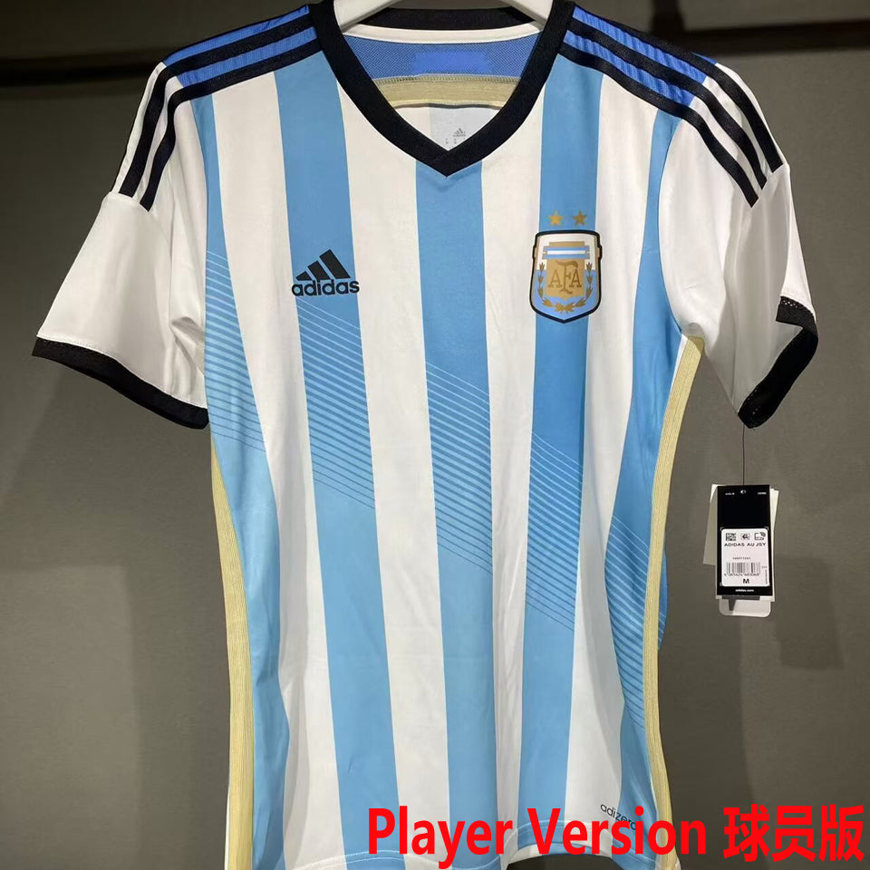 2014 argentina local versión jugador selecciones retro