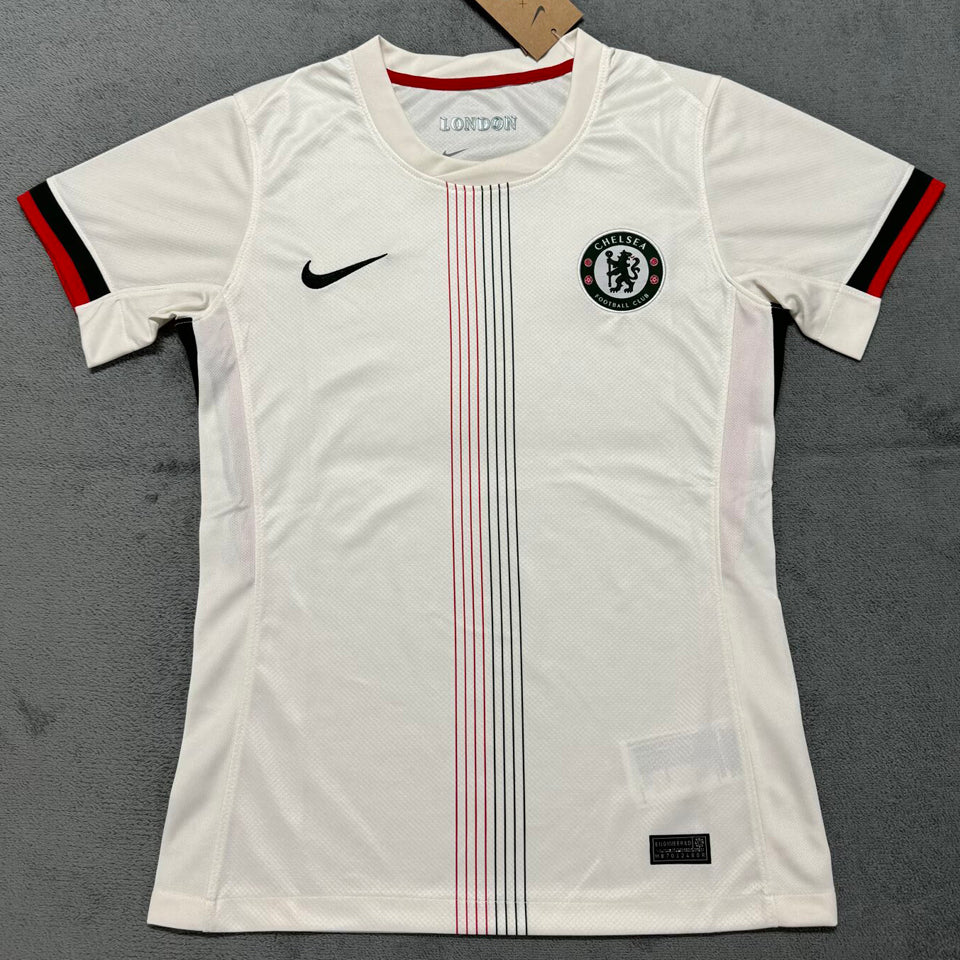 jersey 2025/26 chelsea visitante manga corta mujer