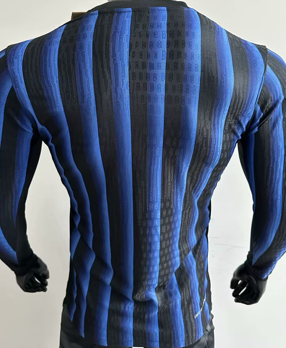 Jersey 2025/26 Inter Milan Local Manga larga Versión Jugador