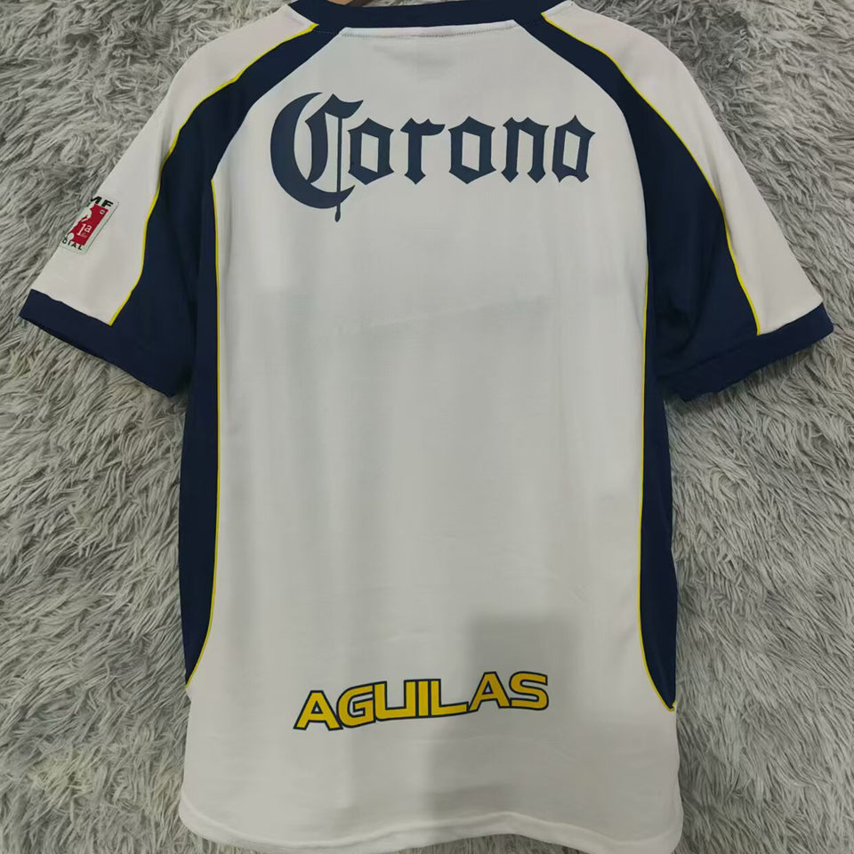 jersey 2001/02 club america tercero manga corta versión fan retro