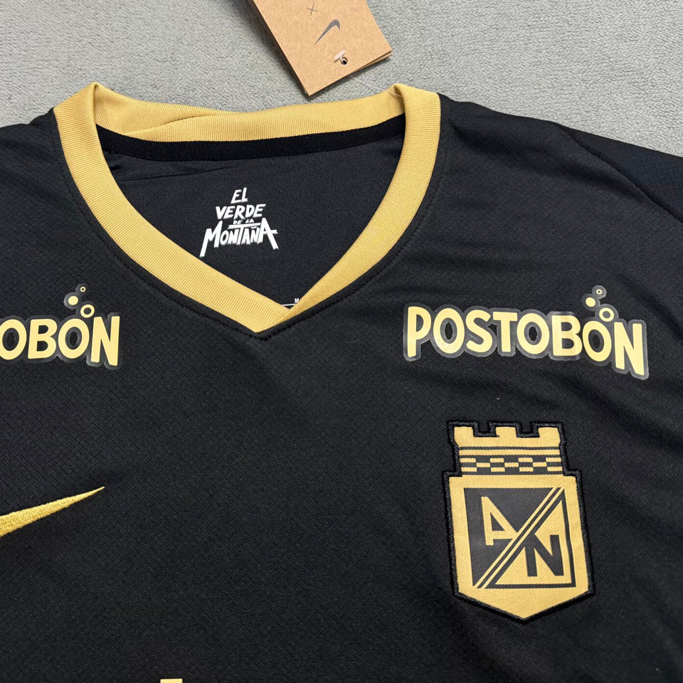 jersey 2025/26 atletico nacional visitante manga corta versión fan