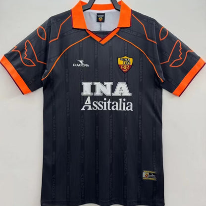 Jersey 1999/2000 Roma Visitante Manga corta Versión Fan Retro