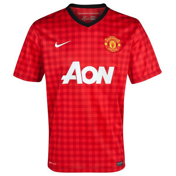 Jersey 2012/13 Manchester United Local Manga corta Versión Fan Retro