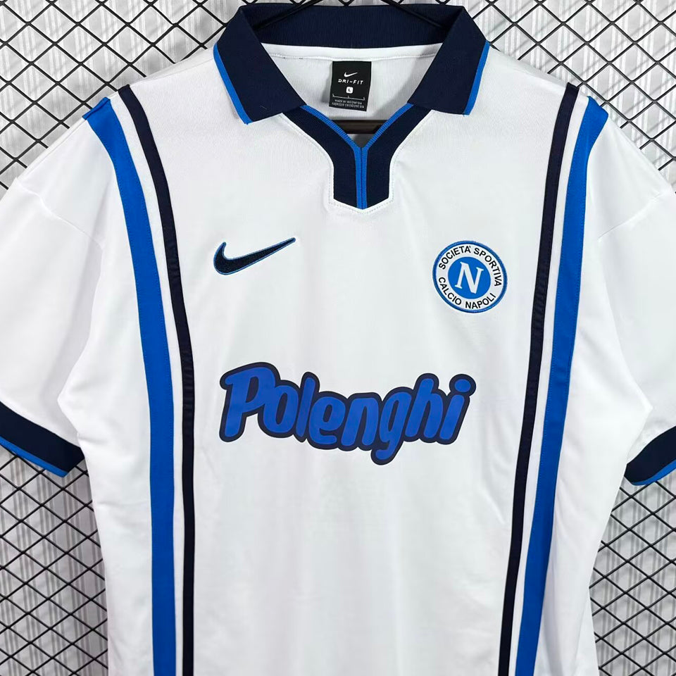 jersey 1997/1998 napoli visitante manga corta versión fan retro
