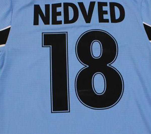 jersey 1998/99 lazio local manga corta versión fan retro