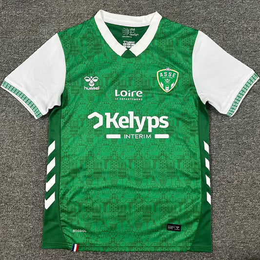 Jersey 2025/26 Saint-Etienne Local Manga corta Versión Fan