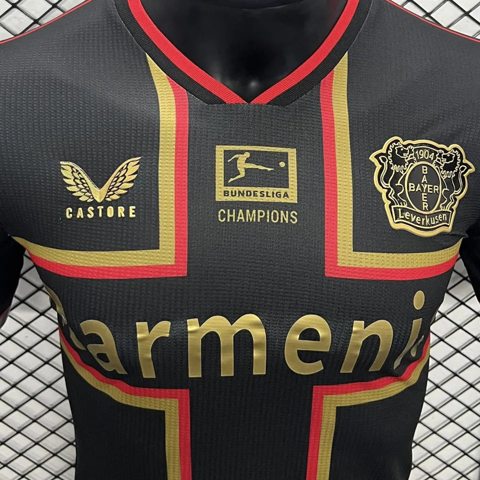 Jersey 2024/25 Leverkusen Champion Especial Manga corta Versión Jugador