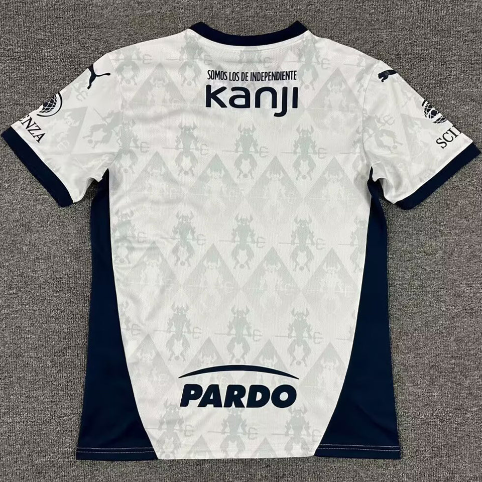 jersey 2025/26 club atlético independiente visitante manga corta versión fan