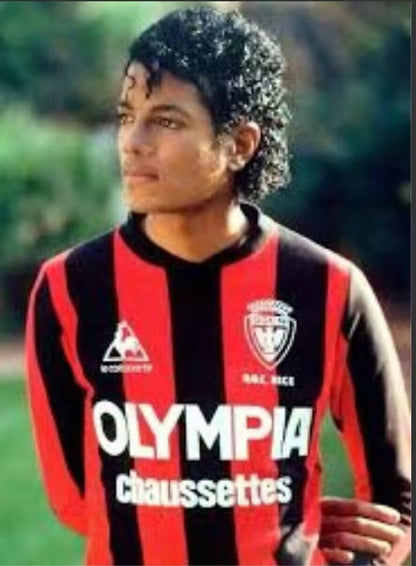 Jersey 1977/1978 Nice Local Manga larga Versión Fan Retro