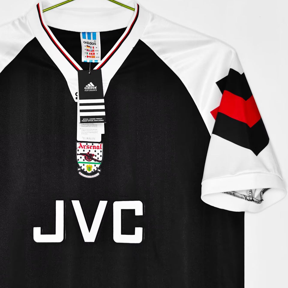 jersey 1992/1994 arsenal visitante manga corta versión fan retro