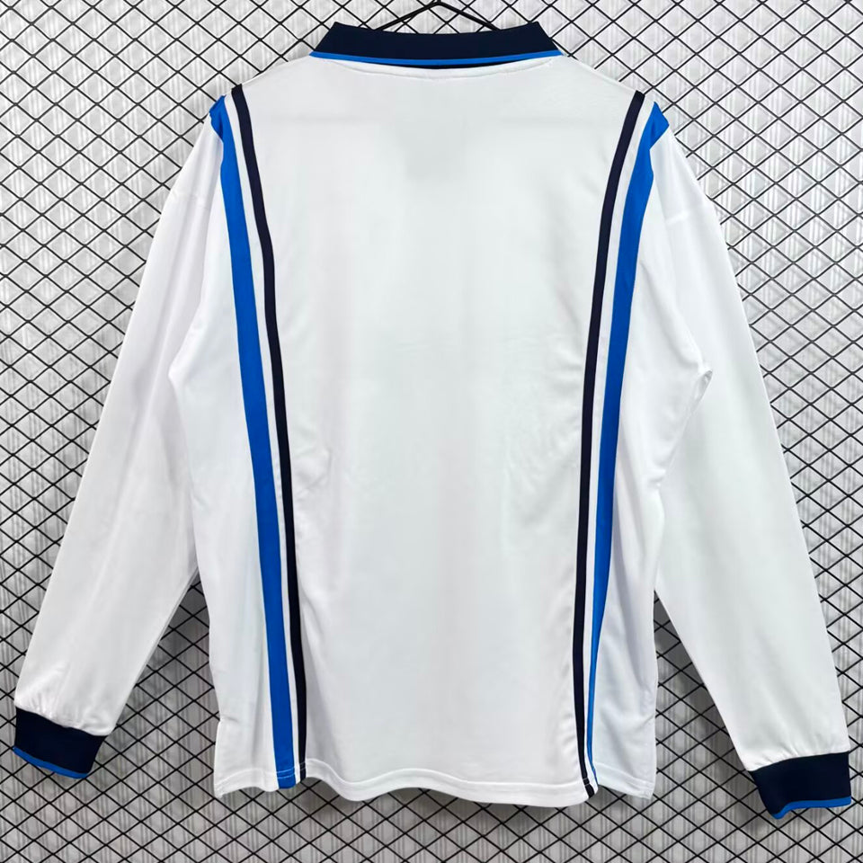 jersey 1997/1998 napoli visitante manga larga versión fan retro