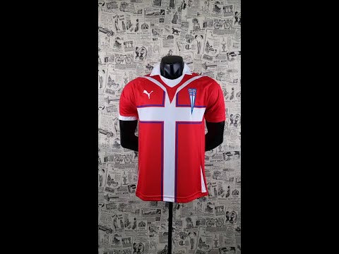jersey 2009 cduc catholic visitante manga corta versión fan retro