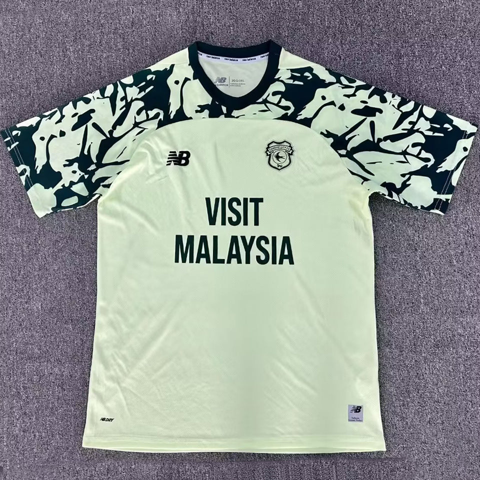 Jersey 2025/26 Cardiff City Visitante Manga corta Versión Fan