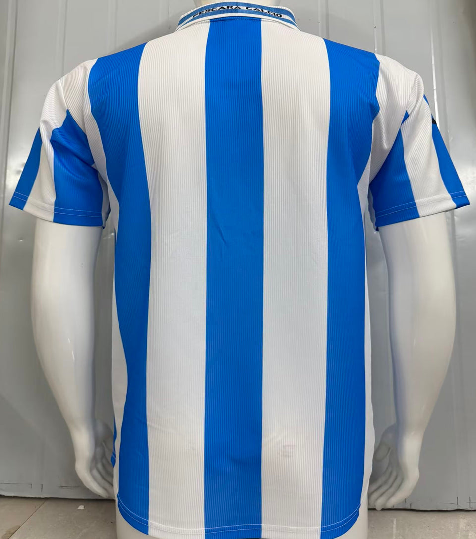 jersey 2000/2001 pescara local manga corta versión fan retro