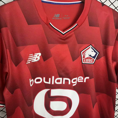 Jersey 2025/26 Lille Local Manga corta Versión Fan