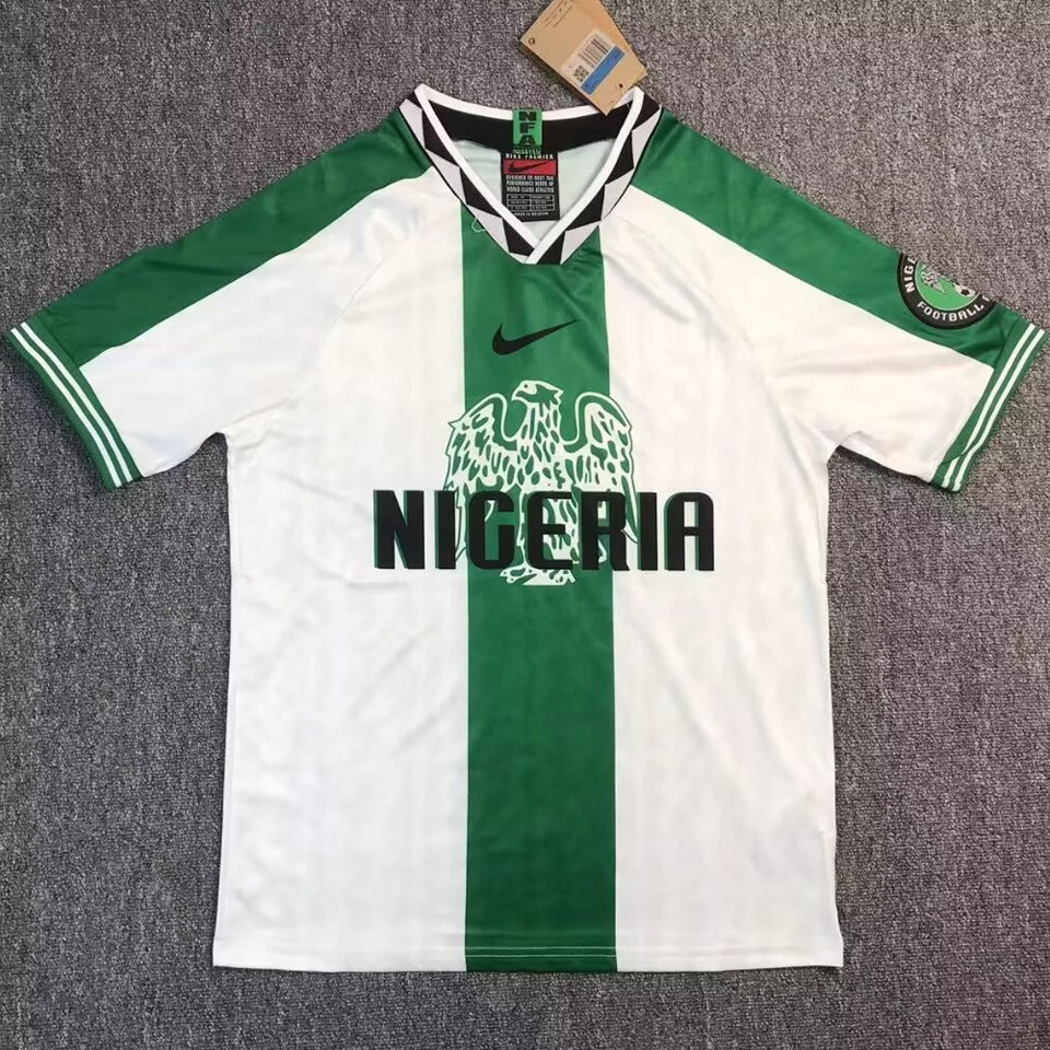 1996 nigeria visitante versión fan selecciones retro