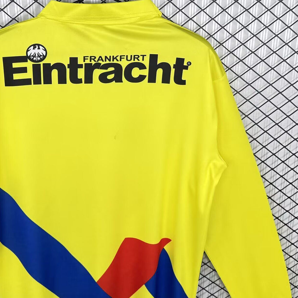 jersey 1993/1995 frankfurt visitante manga larga versión fan retro