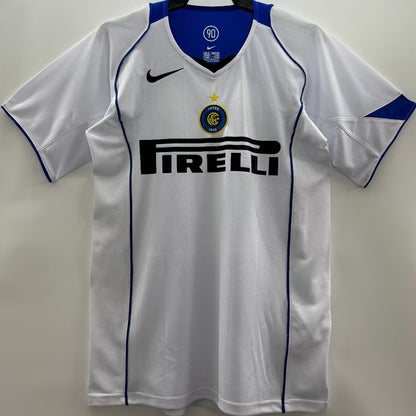 Jersey 2004/05 Inter Milan Visitante Manga corta Versión Fan Retro