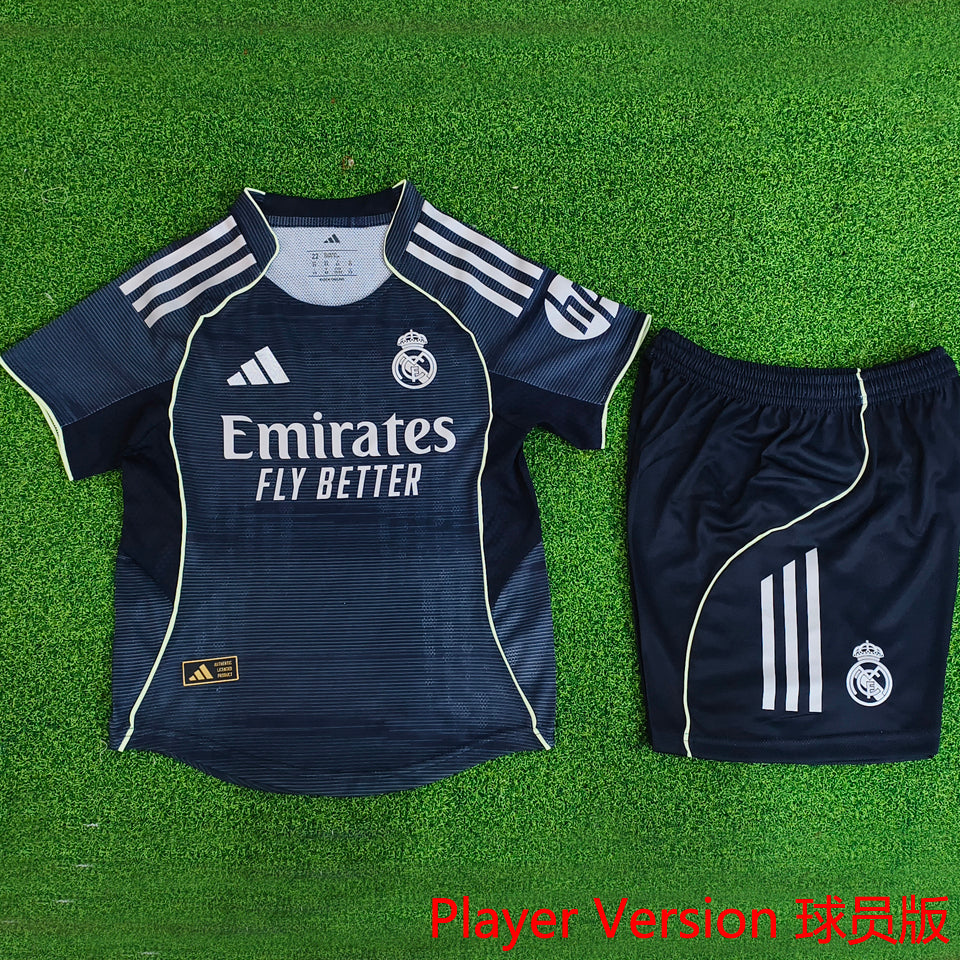 jersey 2025/26 real madrid visitante manga corta versión jugador