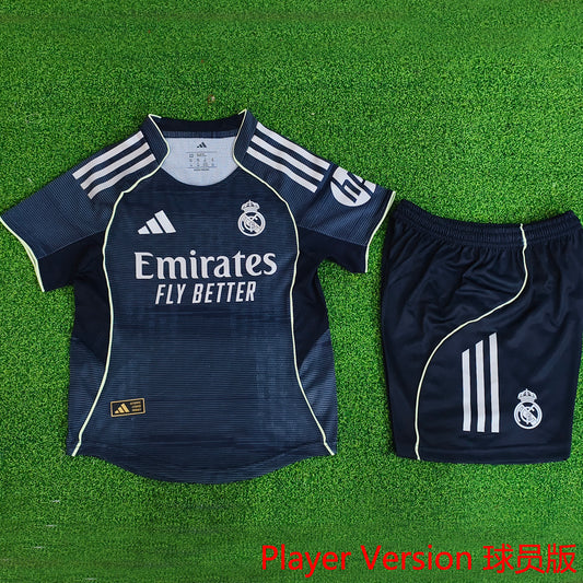 Jersey 2025/26 Real Madrid Visitante Manga corta Versión Jugador