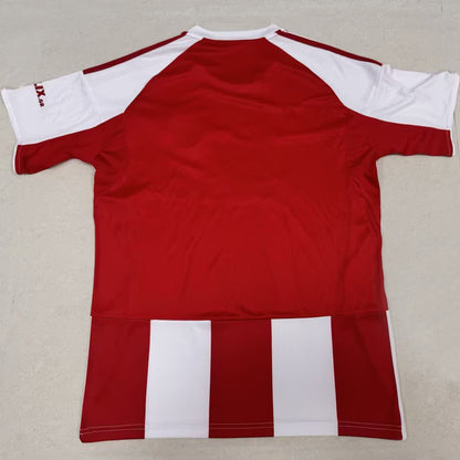 Jersey 2025/26 Olympiacos Local Manga corta Versión Fan