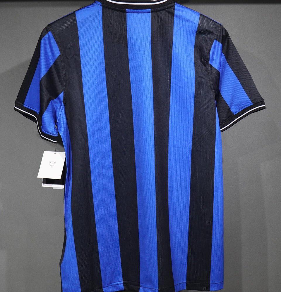Jersey 2009/10 Inter Milan Local Manga corta Versión Jugador Retro